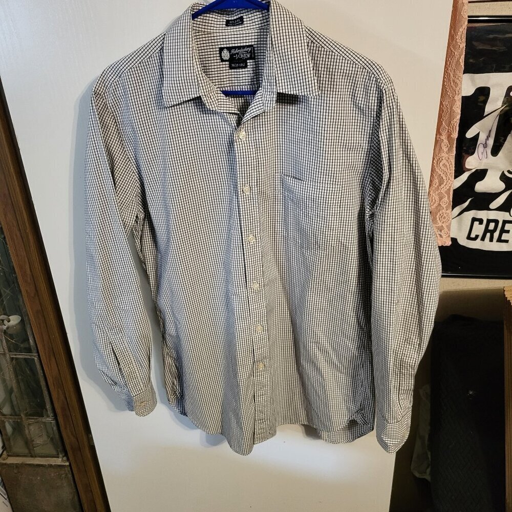 MENS J CREW HABERDASHERY BUTTON DOWN SHIRT SZ M